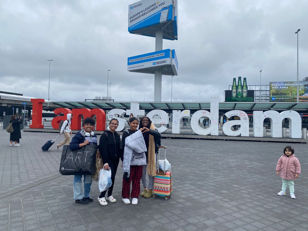 Our <a href="/NAFCareerAcads/">NAF</a> citizen diplomats have to spend the night in Amsterdam due to flight delays. The <a href="/KLM/">KLM</a> staff were incredibly friendly and helpful. Our scholars will be back home tomorrow.