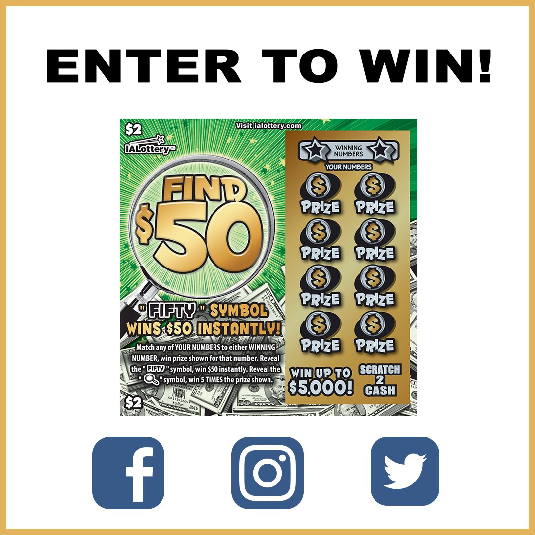 Iowa Lottery on Twitter "Our social media contest has officially started. Here’s your chance to