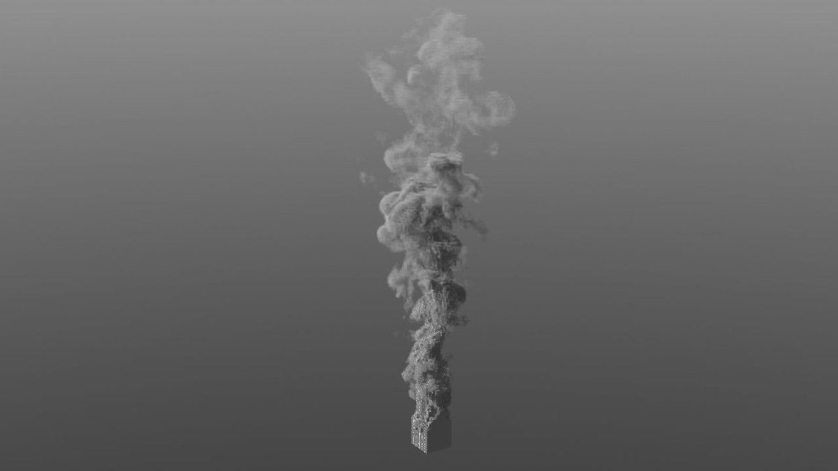 rokusuijo's tweet image. STORMで煙も作れるっていうからやってみたら、めっちゃ簡単だし早いー！
これ個人のPCでできるんか。すごー
#STORM #foundryMODO