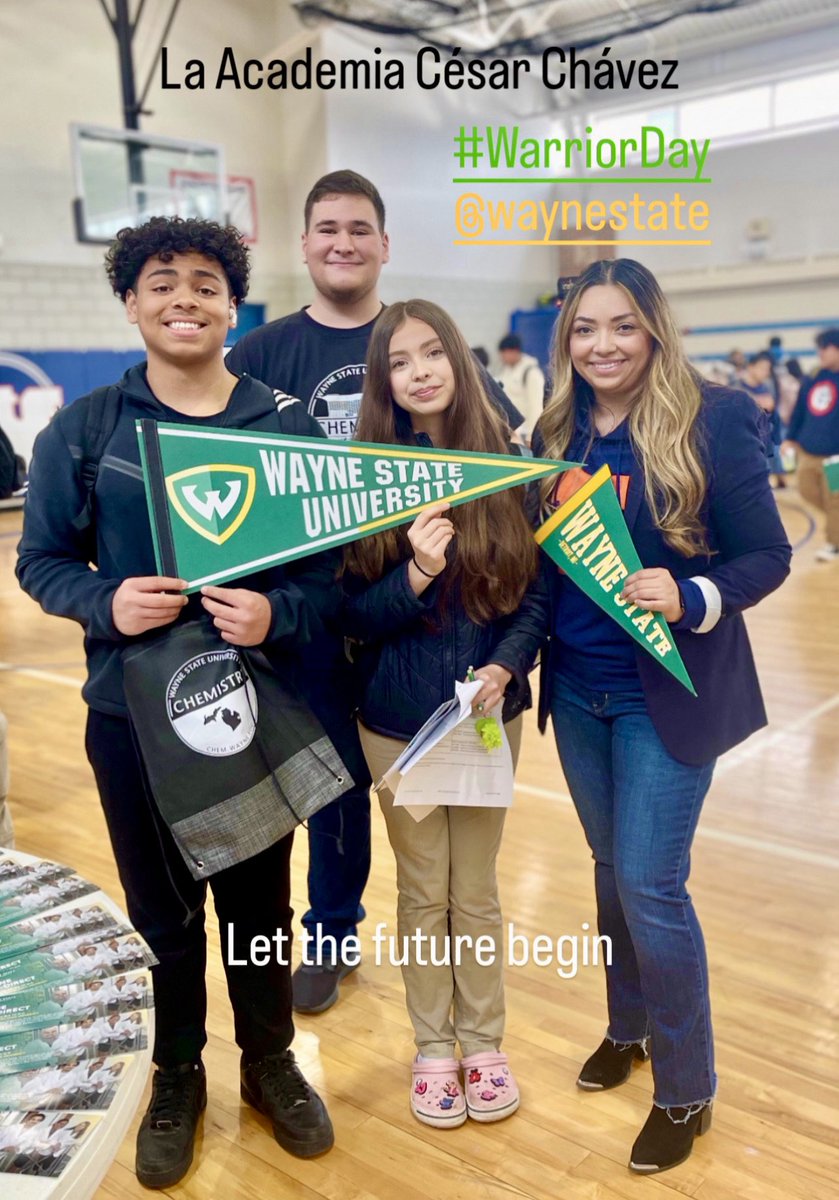 aztecwaterman's tweet photo. #CCAHS🌞 Let the future begin✌🏾 @waynestate #WarriorDay #CCAAztecEagles https://t.co/jvJVz4ZWIm