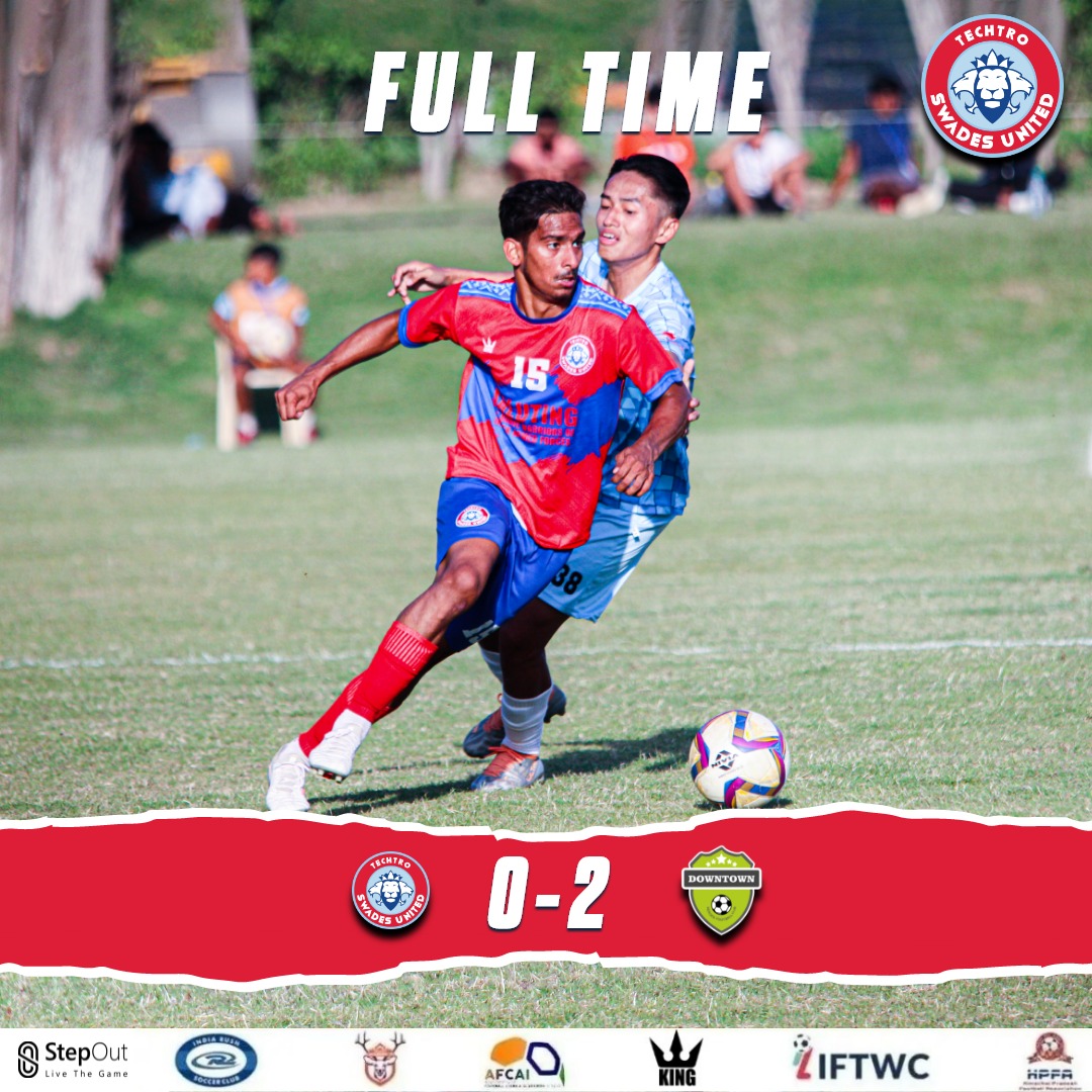 TechtroSUFC's tweet image. Full-Time!

Disappointment prevails as we go down 2:0 to Down Town Heroes. ❤‍🩹

Perhaps a bad patch as we look forward to the remaining and upcoming games of our Hero I-League 2nd Division Campaign.

#TECHTRO #techtrofootball #TSUFC #IndiaKaClub #ILeague2 #kingsports #stepout