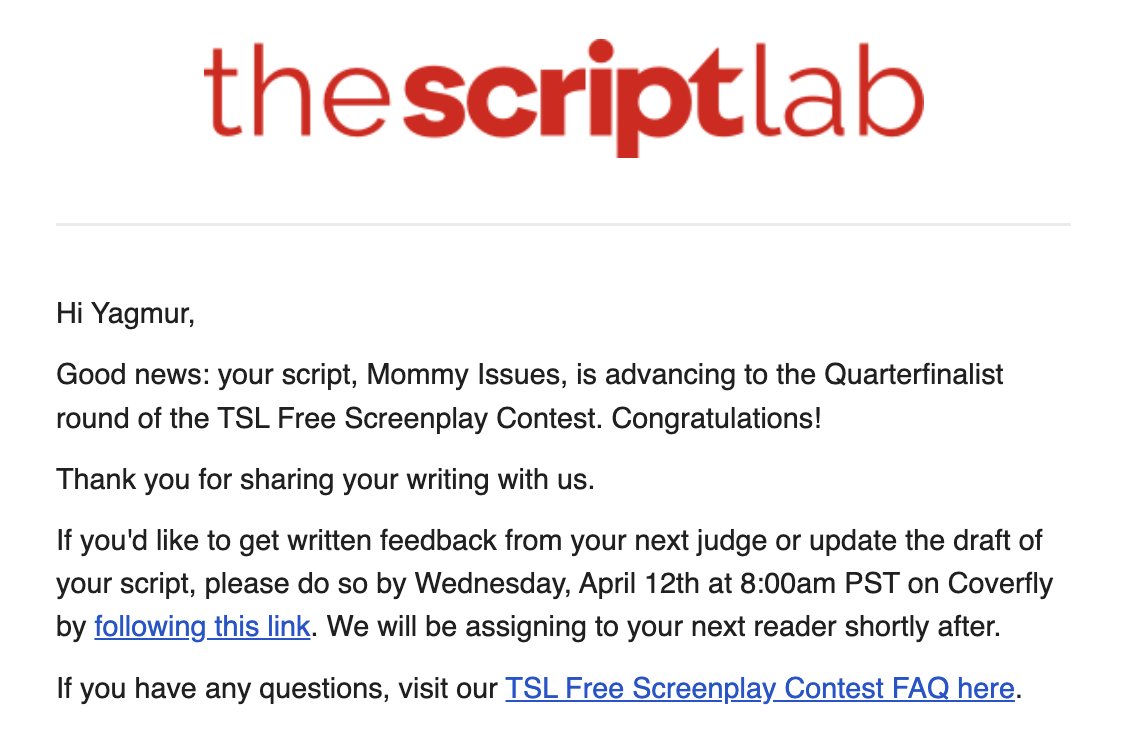 yagginaround's tweet photo. POV: You have Mommy Issues and write a script about them.  Thanks @TheScriptLab https://t.co/uhoF3Ec5j8