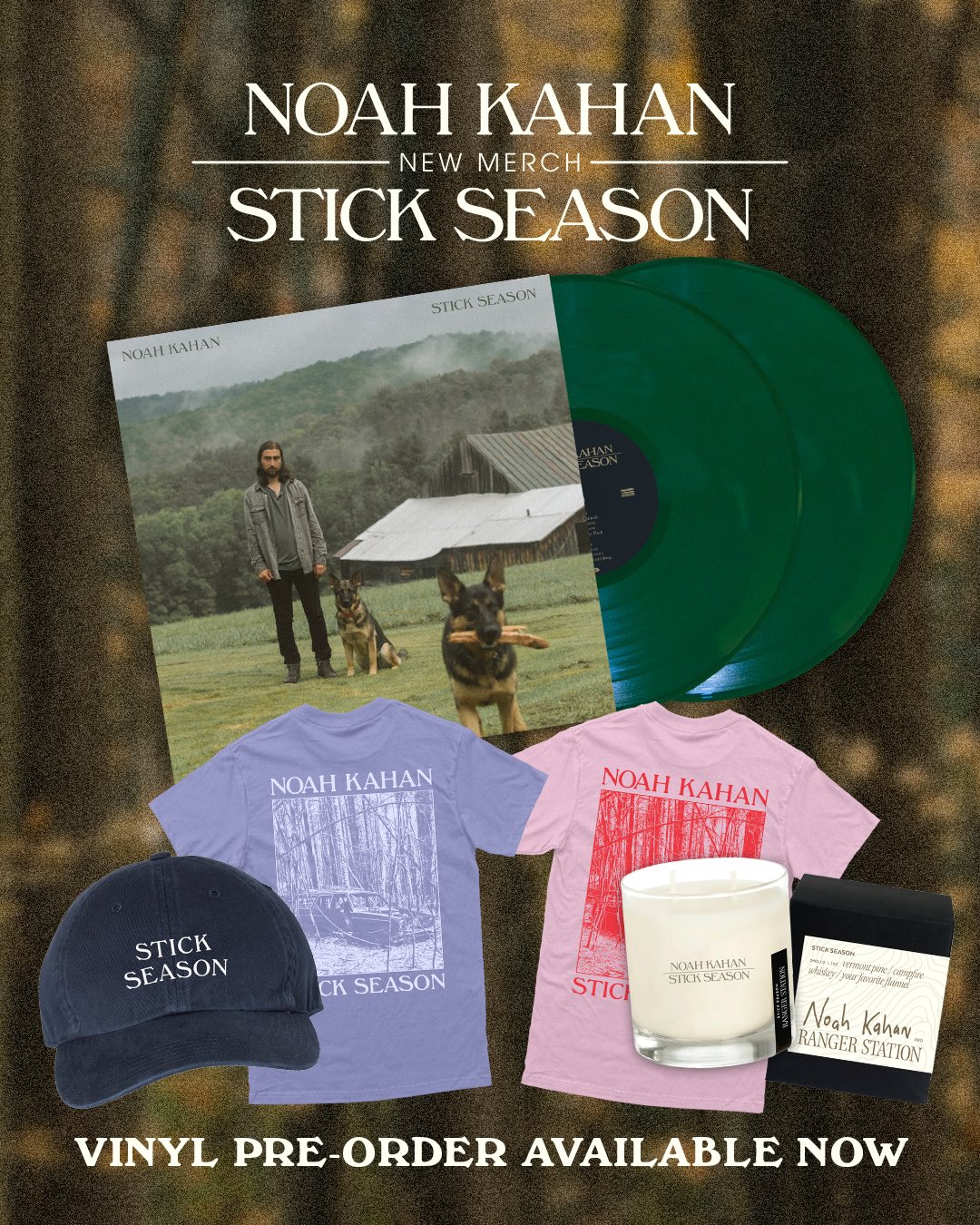 Noah Kahan on X: we've got vinyl on the stick season tour so you