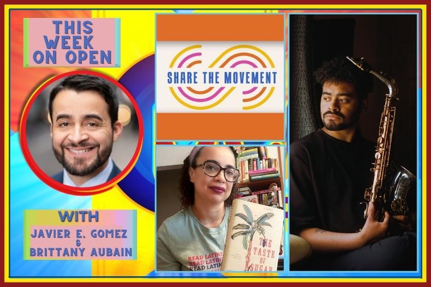 BronxnetTV's tweet photo. On this edition of #OPENFriday, Javier E. Gomez and Brittany Aubain are guest hosts!
We are joined by Share The Movement’s Board Member Akira Uchida, content creator, Sharon Velez-Diodonet, and this week’s Open Artist Spotlight shines on saxophonist and composer Alfredo Colón! https://t.co/aAe85yncps
