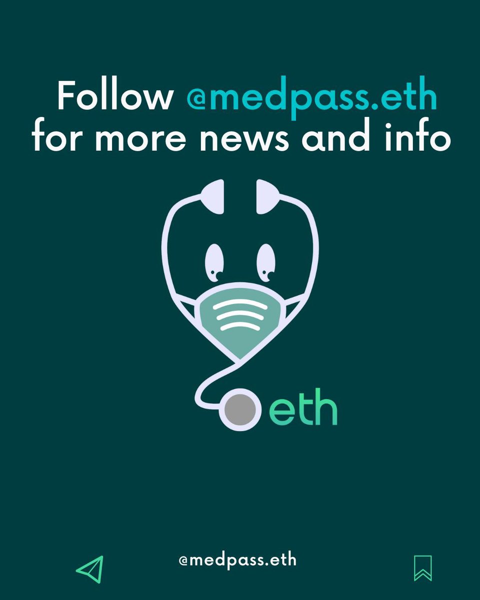 medpass's tweet photo. Join the telemedicine revolution!
Follow us for more web3 healthcare updates!
.
.
.
#web3 #metaverse #nft #crypto #nfts #nftcommunity #nftart #digitalart #medpass #meta #healthcare #healthcareworkers #healthcareheroes #healthcareprofessionals #blockchain #Decentralization https://t.co/KZDBHv7Tqe