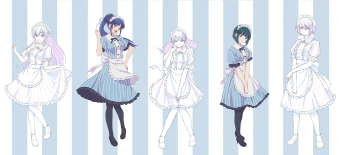 『女神のカフェテラス』作画しながらの1話視聴～ ^^) #女神のカフェテラス 
