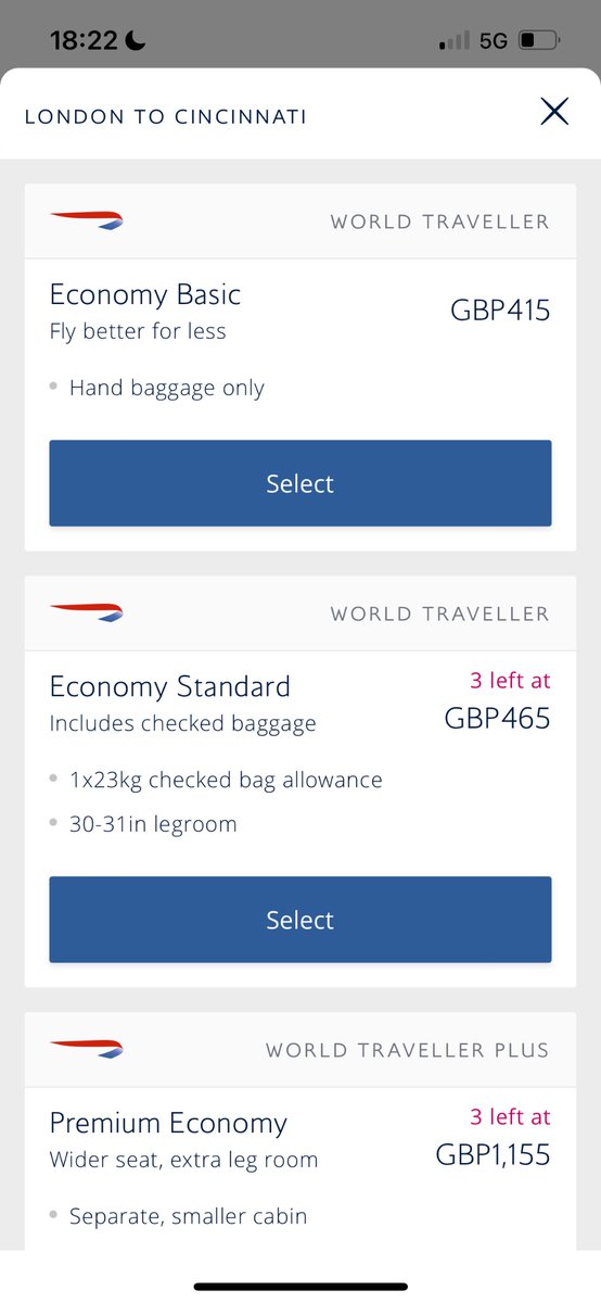 tomokell96's tweet photo. @British_Airways Your own website continues to quote prices that are less than those quoted by your sale team but the website still continues to fail. Seems ridiculous to advertise prices that you cannot offer. This has been happening for over a week, prices continuing to rise. Terrible service. https://t.co/7N6N3cICus