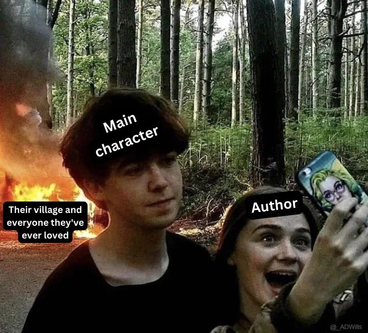 kr_norrick's tweet photo. Me: There's something on your face.
*Punches character in the face*
Me: It was pain!
#authors #authorlife #WritingCommunity #writing #writerscommunity #writertwt https://t.co/jb0chTs417