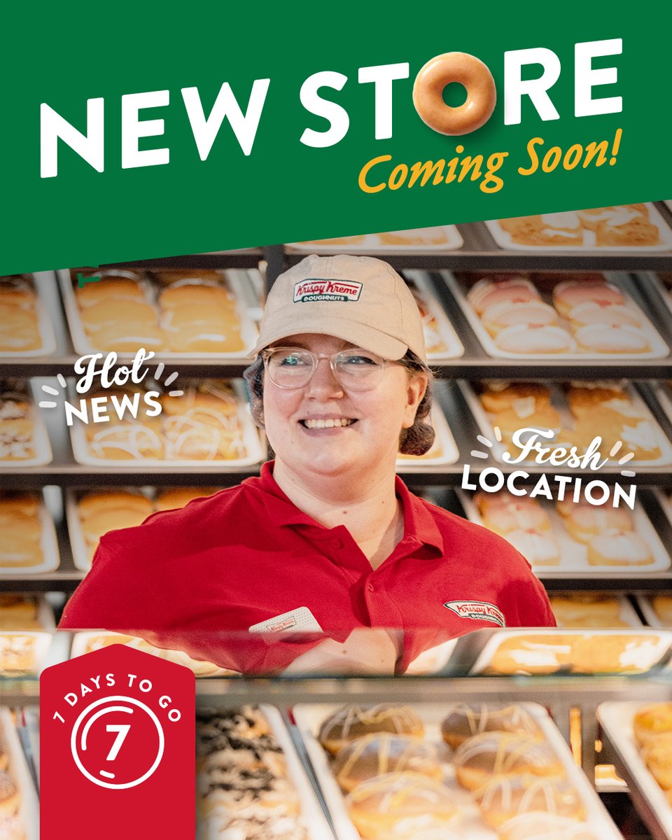 One week to go Manchester 🍩🚀

We can't wait to see you at our FRESH new shop in @arndalecentre.

Look out for our exclusive Manchester Bee doughnut 🤤

Free merch for our first 12 customers and a year’s supply for the first in line!