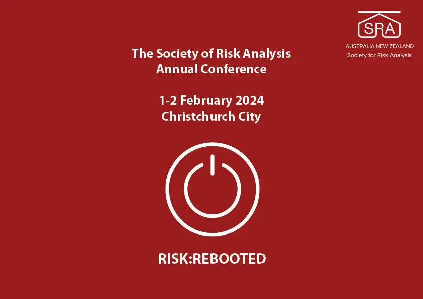 Society for Risk Analysis (ANZ) tweet media