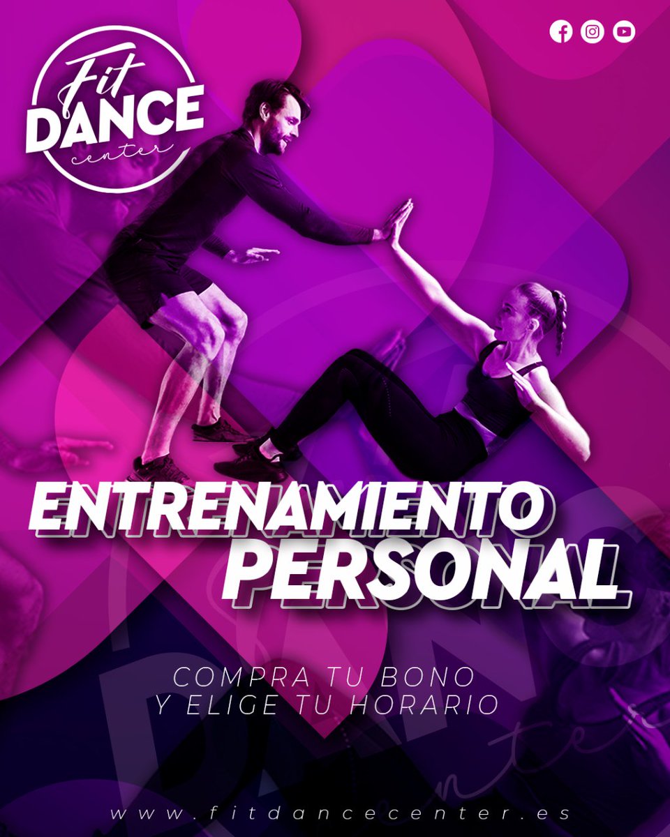 FitDanceCenter's tweet image. 🟣ENTRENAMIENTO PERSONAL🟣

¡Saca tu bono y Elige tu horario!

#fitdancecenter #nuevofdc #fdc #fitkidvalencia
