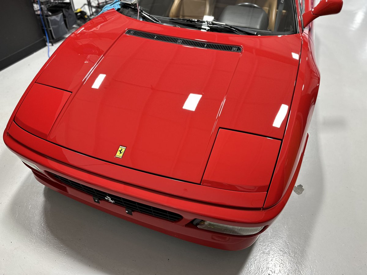 speedlist's tweet photo. @abuffandbeyond great work so far on our #Ferrari 348! Can’t wait to see the finished product! 🤟 https://t.co/9SK1JvR5a3