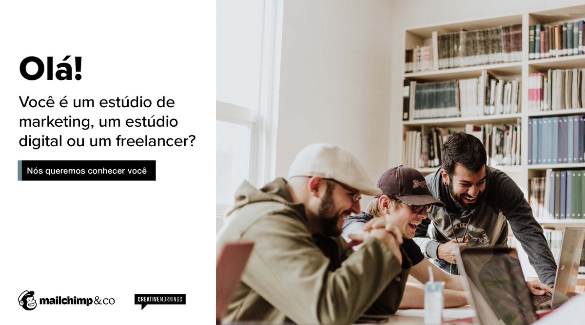 Fizemos uma parceria com a #mailchimpandco para ajudar agências, estúdios e freelancers a expandir seus negócios! Participe do Sorteio → …owyourownway-bra.creativemornings.com