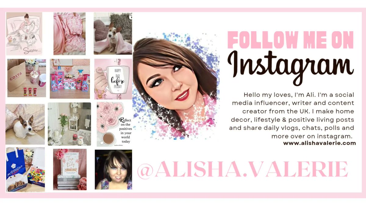 AlishaValerie's tweet photo. ⭐ FOLLOW ME ON INSTAGRAM ⭐ https://t.co/87N2sFoPBX
#theblognetwork #ukbloggers #lbloggers #bbloggers #mhbloggers #foodbloggers #bloggerbabesrt #lovingblogs #bblogrt #writerslift #writingcommunity https://t.co/ogPTjX3Wku