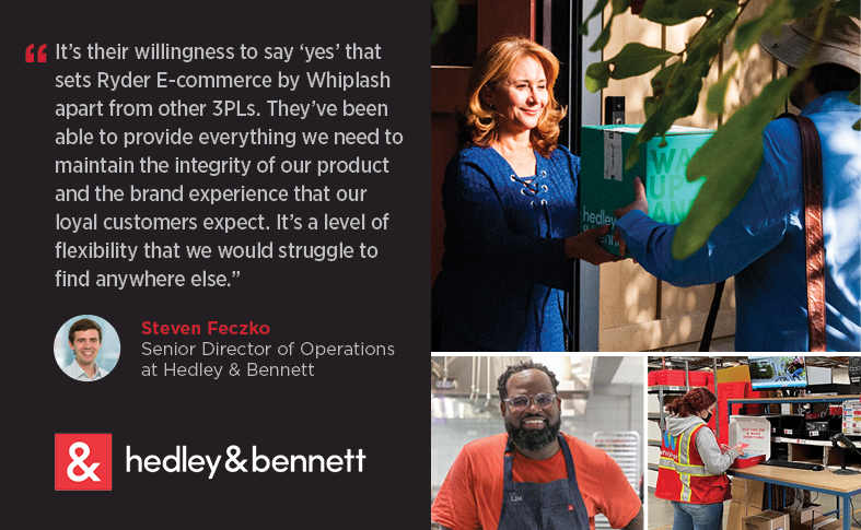 Ryder_Ecommerce's tweet image. Faster delivery. Happier customers. Read about the Hedley &amp;amp; Bennett + @Ryder_Ecommerce by Whiplash partnership here 👉bit.ly/3zlTkDy

#hedleyandbennett #casestudy #fulfillment #logistics #fashion #apparel #ecommerce #delivery  #RyderEcommerce #Whiplash