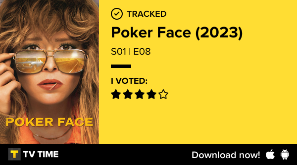 BADBlCH's tweet photo. I've just watched episode S01 | E08 of Poker Face (2023)! https://t.co/Ksww4qM3bH #tvtime https://t.co/dHkXYsAJ2n