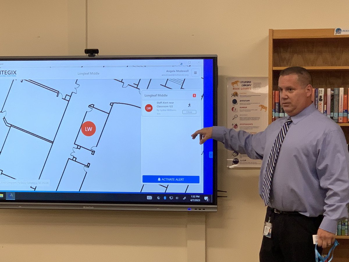RichlandTwo's tweet photo. Live demo of our new security tool CrisisAlert @_Centegix #r2safety #everysecondmatters https://t.co/lhSPuWJEo5
