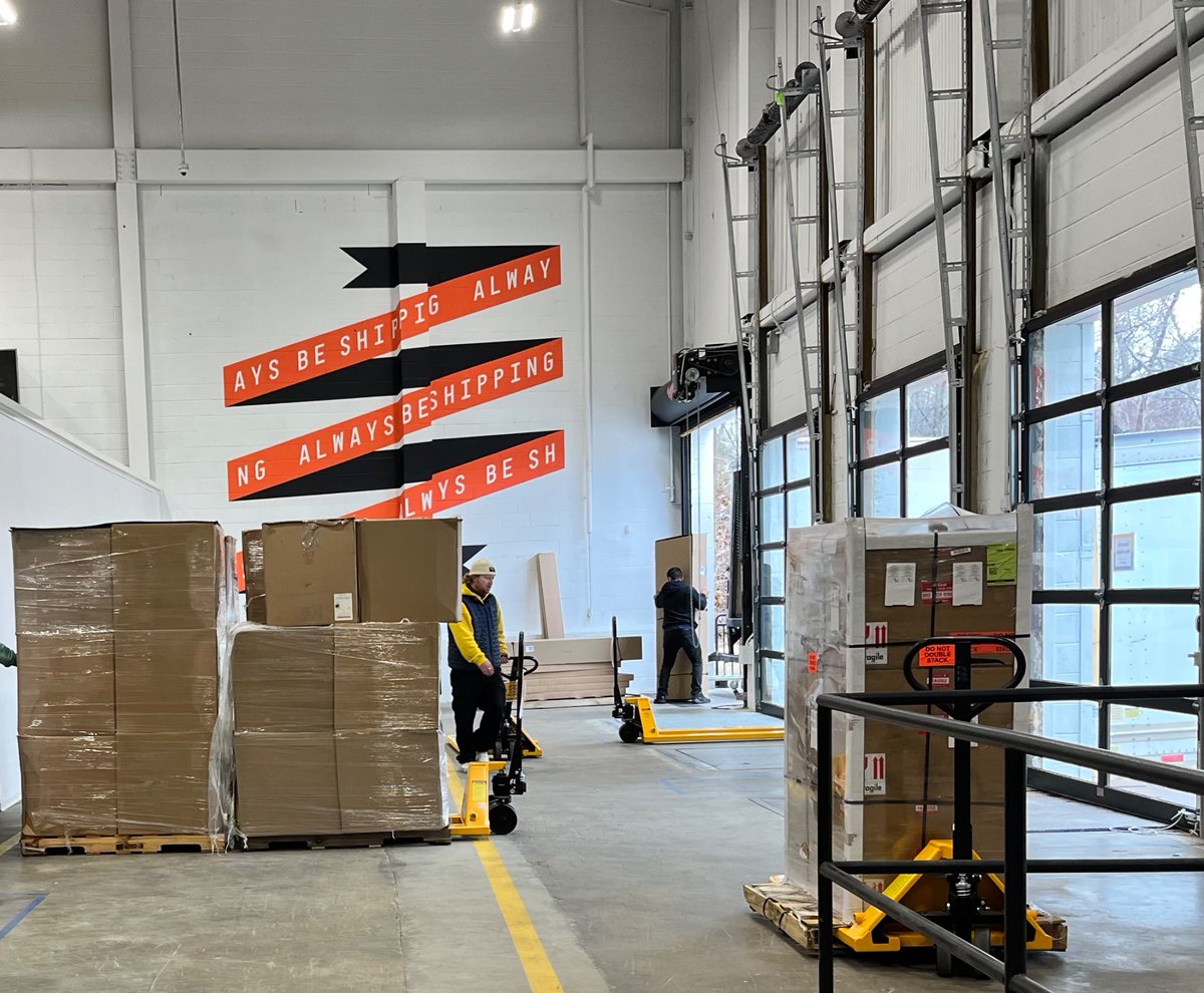Loading docks go through a ton of pallet wrap a day. That’s why we are so excited to partner with Saltbox in Alexandria to ♻️

<a href="/JoinSaltbox/">Saltbox</a> to get:
✅ awesome co-warehousing
✅ eco-friendly logisitics 
✅ shipping fulfillment + office space

👉 saltbox.com