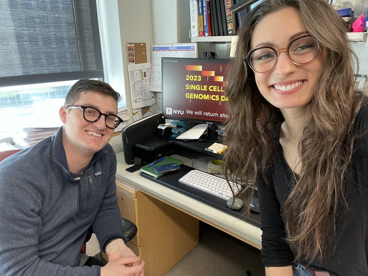 Student-mentors are a key component of training scientists. I’m so grateful to have @nadmullin as my guide into the world of single cell experiments and analysis in the labs of @StemCellsEh & @ChoroidLab! Thanks @satijalab for a great #singlecellgenomicsday