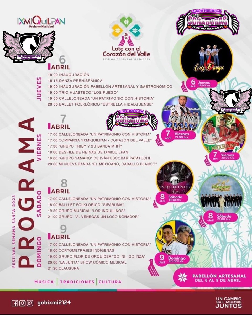 AndySonricsTwo's tweet photo. 🚨 Atención 🚨

🚨𝕍𝕒𝕞𝕠𝕤 𝕒 𝕕𝕒𝕣𝕝𝕖 𝕕𝕦𝕣𝕠 𝕒 𝕝𝕒 𝔹𝕒𝕚𝕝𝕒𝕕𝕒🚨
Hoy Viernes 07 De Abril Del 2023
Con Toda La Actitud En Los Escenarios Se Presentan….
El GRUPO  Yamaro de Ivan Escobar Patatuchi ...
Se Presentan...

🌟 En Izmiquilpan En Hidalgo🌟 https://t.co/cNdkU5bTL0