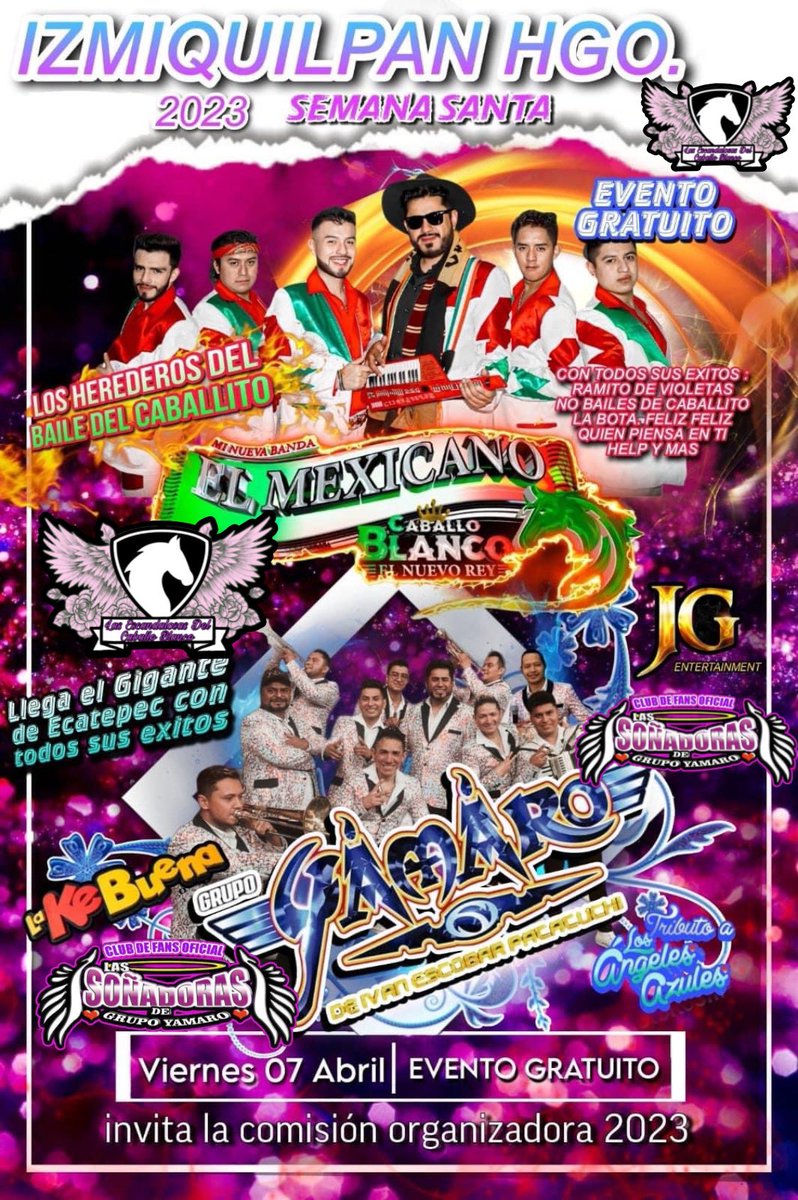AndySonricsTwo's tweet photo. 🚨 Atención 🚨

🚨𝕍𝕒𝕞𝕠𝕤 𝕒 𝕕𝕒𝕣𝕝𝕖 𝕕𝕦𝕣𝕠 𝕒 𝕝𝕒 𝔹𝕒𝕚𝕝𝕒𝕕𝕒🚨
Hoy Viernes 07 De Abril Del 2023
Con Toda La Actitud En Los Escenarios Se Presentan….
El GRUPO  Yamaro de Ivan Escobar Patatuchi ...
Se Presentan...

🌟 En Izmiquilpan En Hidalgo🌟 https://t.co/cNdkU5bTL0