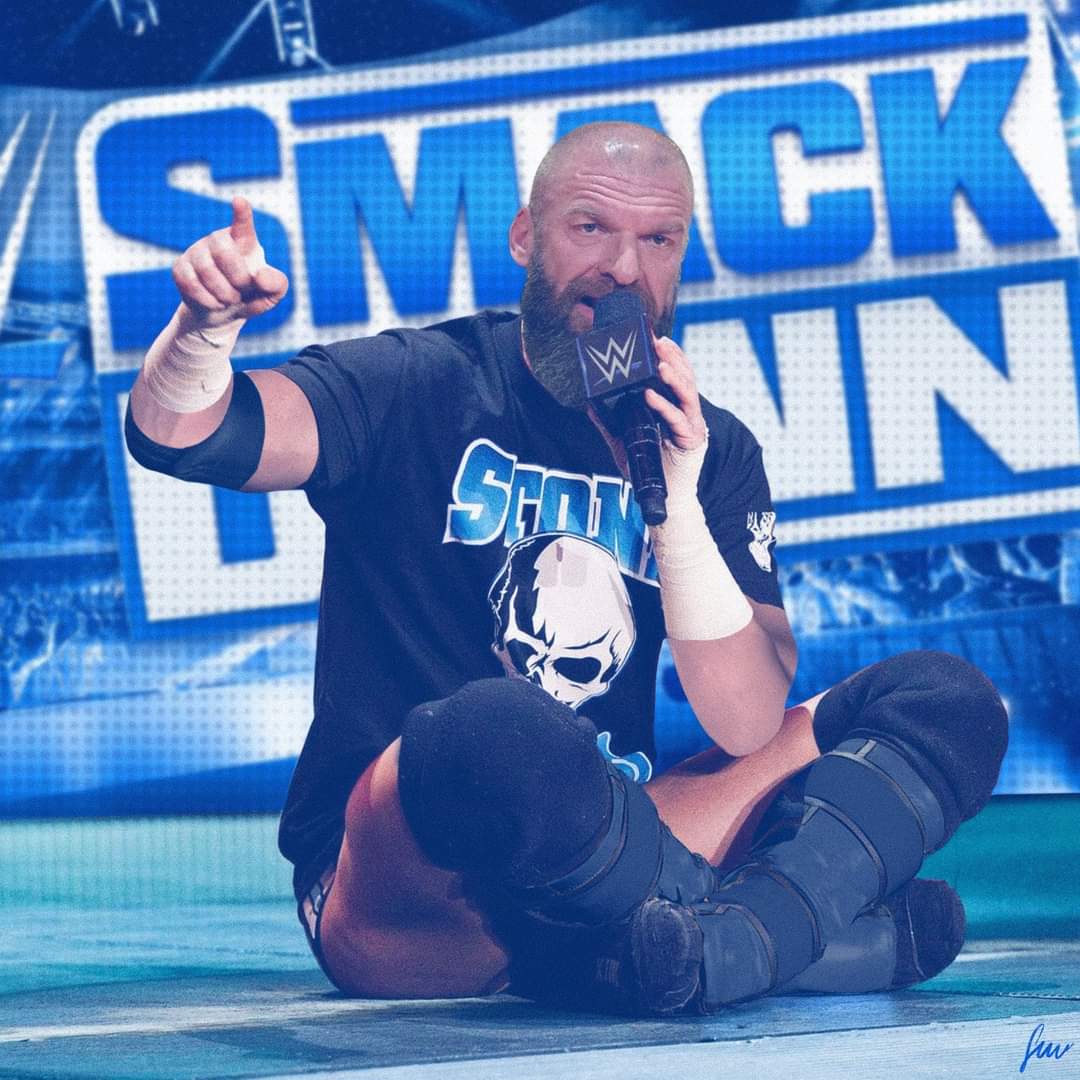 GameTesterDev's tweet photo. Triple H tonight be like:

#WWEHOF #WWE2K23 #WWENXT #WWE #WWEonAE #wwesmackdown #WWEHallOfFame #WWERaw #WWEBacklash #WWEWomenDeserveBetter #SmackDown #Smackdownaftermania #nxt #firevince #firevincemcmahon https://t.co/E0n3XOUYWf
