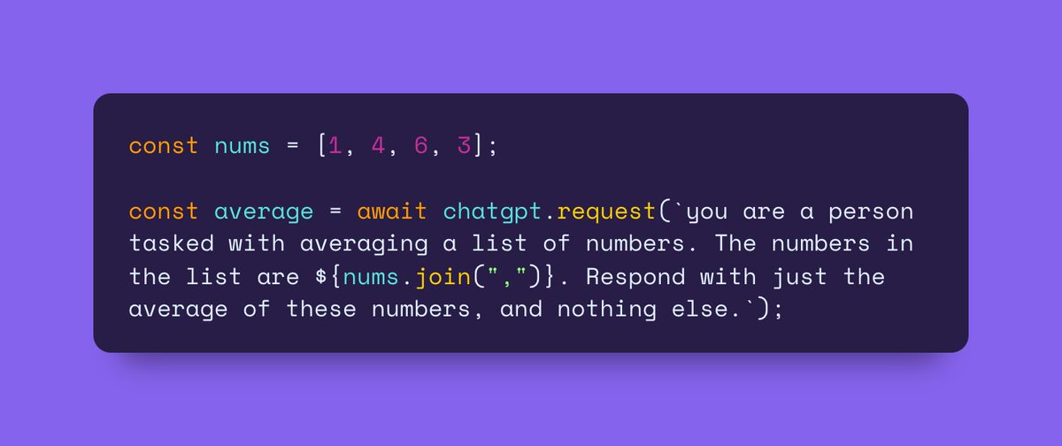 trunarla's tweet photo. There HAS to be an easier way to get the average of an array in JavaScript 🤔 https://t.co/ficnKOlhdl