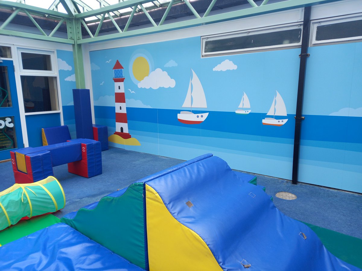 FellsidePrimary's tweet photo. Great job on our soft play refurb thanks to @teamvalleyprint. Thanks to David, Stu and Matty https://t.co/mCurXY3Qwh