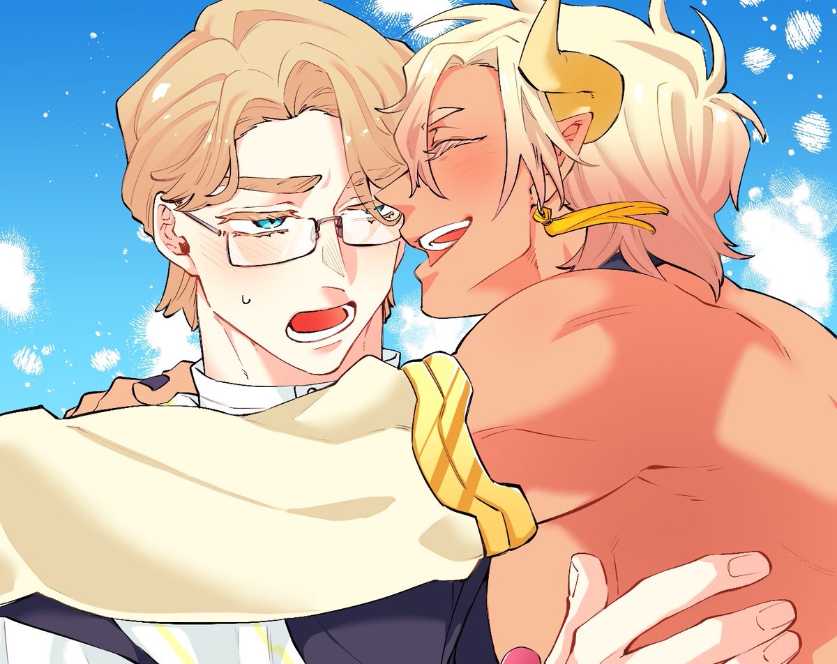 「 大好きな君と ずっと どうかそばで 」|みっちょんのイラスト