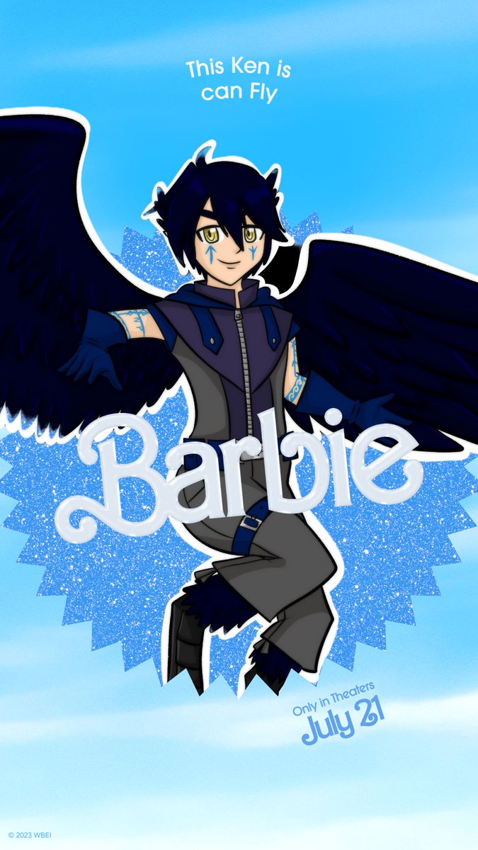 sawaanojutsu's tweet photo. xD everybody was doing it so why not? #lfighter
#barbiechallenge #barbie #barbiefilter #oc #frode #ravenboy https://t.co/7lWjBFIcXS