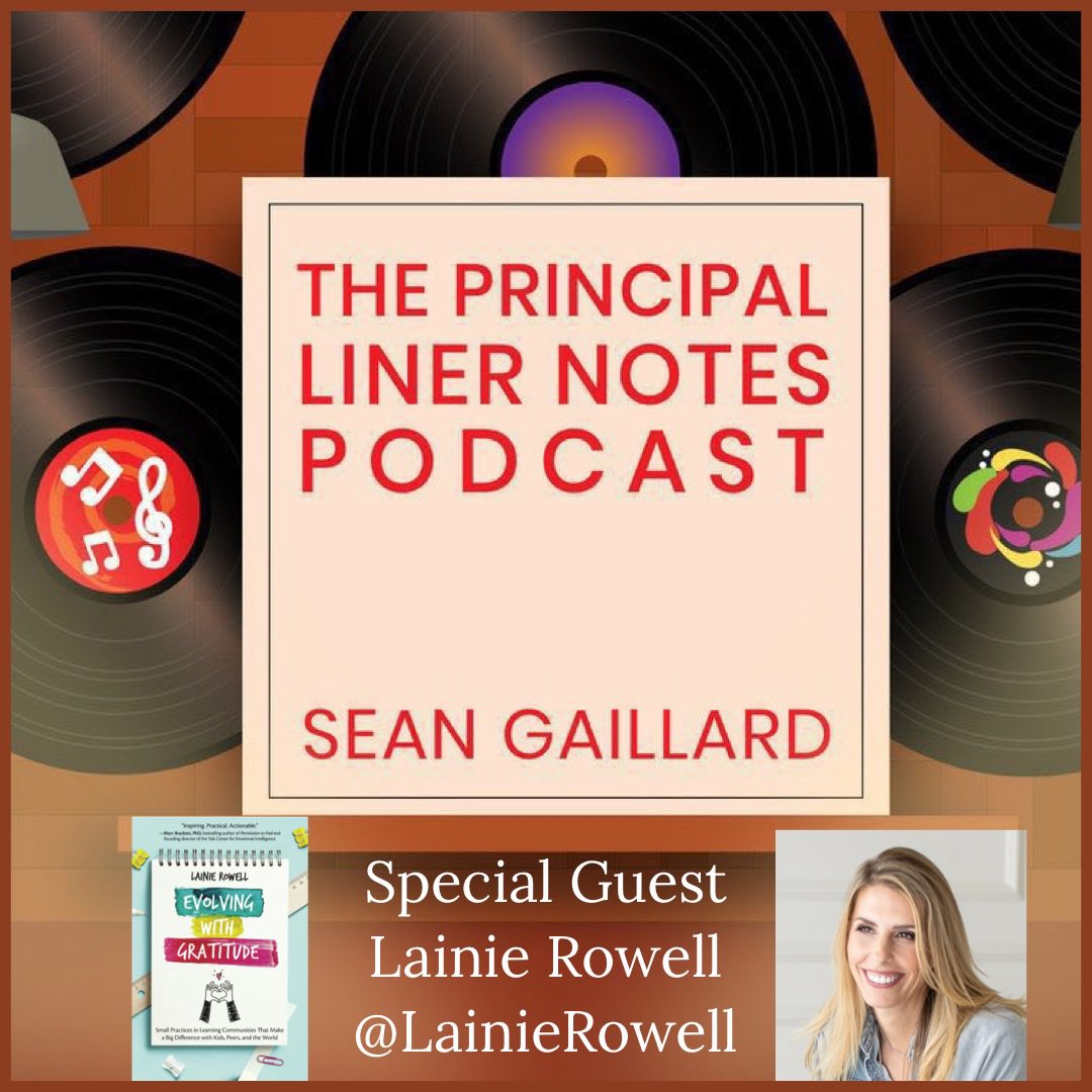 🙌My 2nd visit to #PrincipalLinerNotes with Sean Gaillard! 
  
#EvolvingWithGratitude with Lainie Rowell  
anchor.fm/sean-gaillard/…

#EvolvingWithGratitude #CelebrateMonday @smgaillard . .