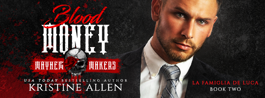 #NewRelease 
Blood Money by <a href="/KAllenAuthor/">Kristine Allen</a>
Series: La Famiglia De Luca, #2
Mayhem Makers
Link: books2read.com/MMBloodMoney
#mafiaromance #suspense