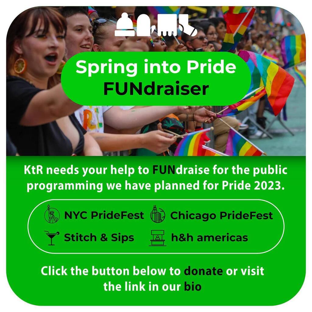 For the first time, KtR plans to have a booth a both NYC AND Chicago Pridefest. Every year, we have signed up over 400 new volunteers and made important connections with other nonprofit organizations that serve LGBTQ+ youth. 

Attending Chicago Pridefest… instagr.am/p/CqvkpbtLXVv/