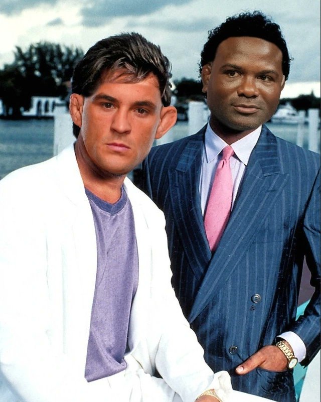 When #UFC287 is in Miami &amp; UFC OG's @dustinpoirier &amp; @dinthomas are on your show...

You call in a photoshop favor for a Miami Vice Reboot! 😅
#iLoveMyJob #Producer #ESPN #UFCPreShow #NailedIt #GoalDigger #UFC #Miami #Florida #Photoshop #DustinPoirier #DinThomas #MiamiVice