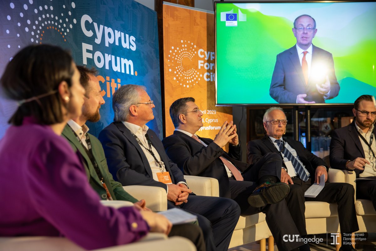 CypForum's tweet photo. We kicked off the first #CyprusForumCities with renowned speakers, experts, mayors, and technocrats from #Cyprus &amp; abroad. The ceremony set the stage for tomorrow's discussions, which aim to coordinate a long-term sustainable plan for the development of cities &amp; communities. https://t.co/w44QZ8Vv3x
