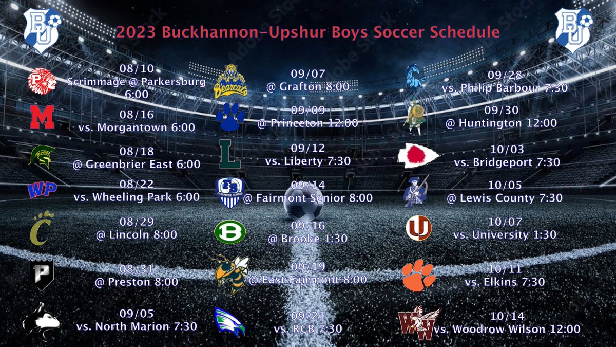 coachdonato3984's tweet photo. 2023 Schedule ⚽️🏴☠️ @Bucs_Soccer152 #letsgoBU https://t.co/6f7vBMbluF