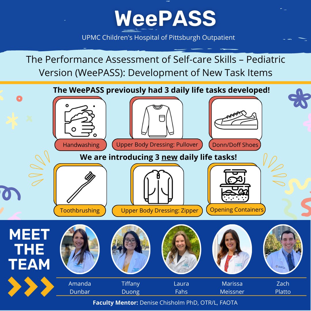 Meet the Capstone Team UPMC Children's Hospital of Pittsburgh Outpatient. Kudos to our year 3 students and their faculty mentor!