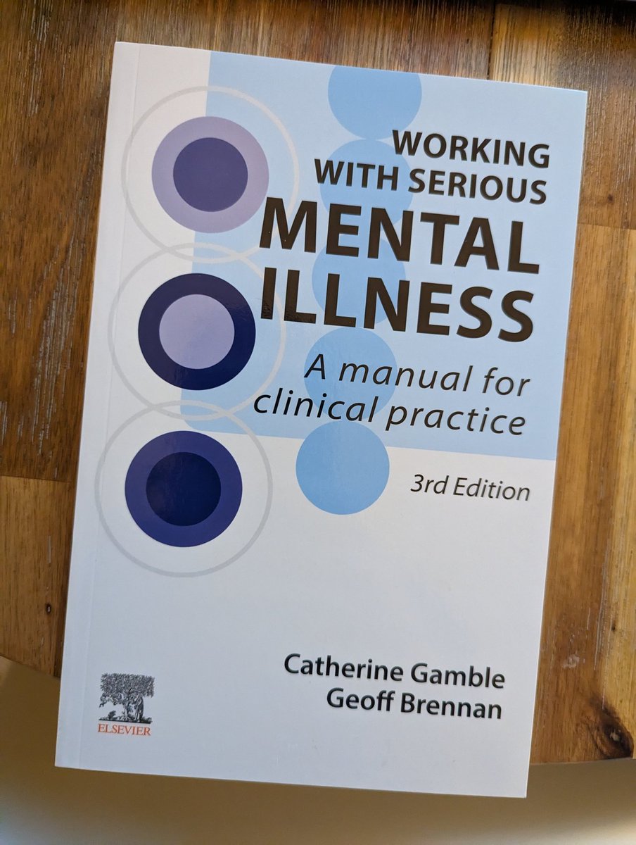 It's here! It's here! It's here! It's here!!! Sooooo excited to get my hands on this! Previous version was such an important text as a student & well into post-reg! Recommend to everyone! Well done @minifeet2 & @gbrennancafc (The other 'Brennan, G' in #mentalhealthnursing 🤣)