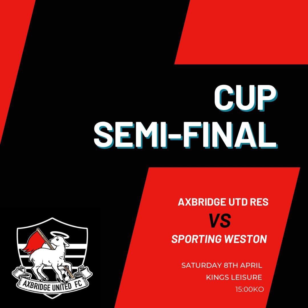 AxbridgeUnited's tweet image. Last weeks cancelled cup games go ahead this weekend instead.