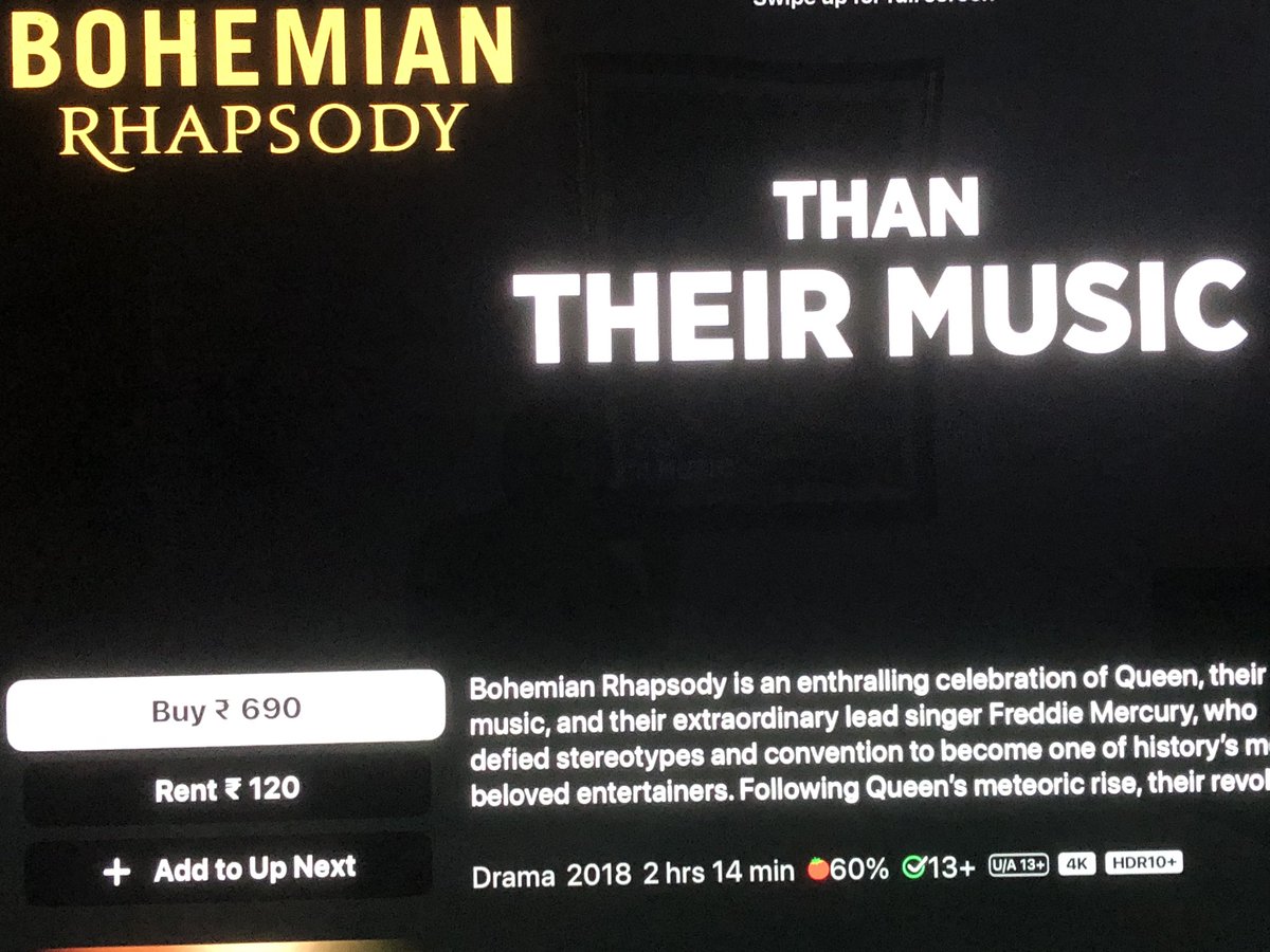 mirudox's tweet image. HDR10+ content now available on AppleTV iTunes Store.

Now I don’t have a compatible display to view HDR10+ .

This is a AppleTV4K (1st Gen) which was not supposed to get HDR10+ support.

So has Apple enabled it or is it just a server side listing ?!

#AppleTV #HDR10plus