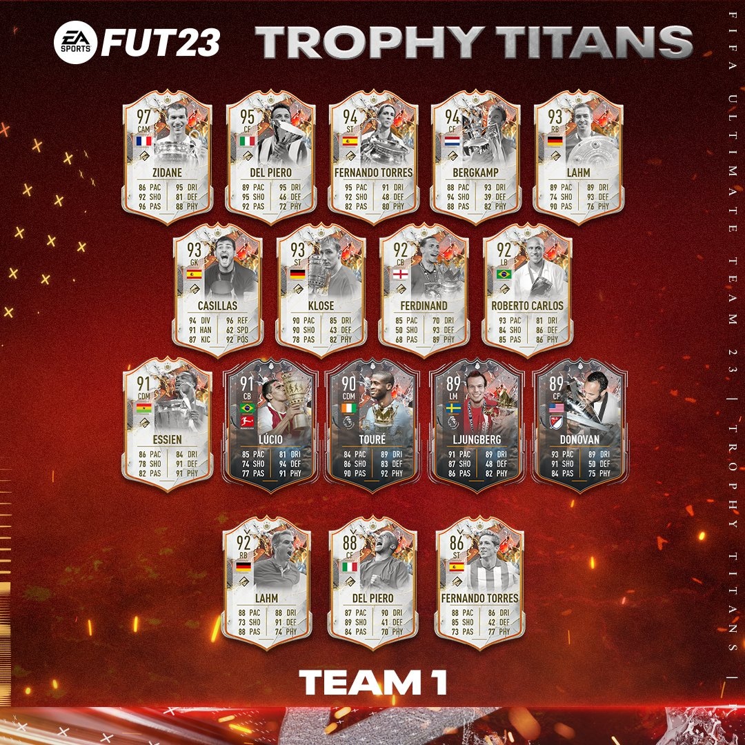 Tolando77's tweet photo. Trophy titans🔥🔥🔥🔥

Live now  🦶🎮🦶🔥

 Two 84+x20 packs to kick off ✅ 

https://t.co/jWXTmFEZTo

#FIFA23 #FUT23 #allaboutability #Elitefeet #easports #fifafridays #UKSTREAMER #fifafridays https://t.co/t6cKGgAQ8y