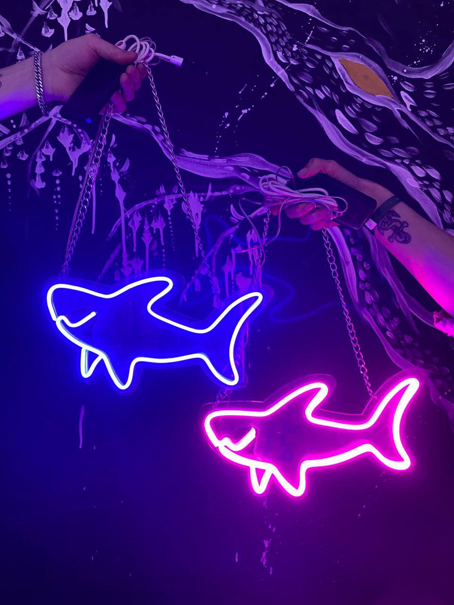 I love these sharks :D #neonsign #customneon
