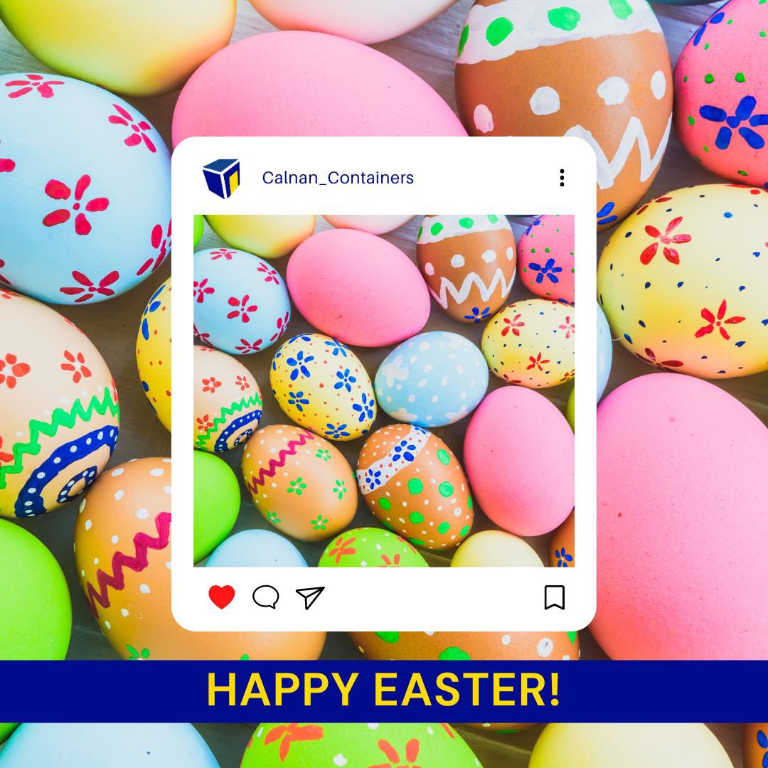 Calnan_Ltd's tweet photo. We want to wish everyone an eggscellent and happy Easter. May all your eggs be filled with chocolate. Have a cracking time! 🐰🥚🎉 #HappyEaster #CalnanGroup https://t.co/8q5cuTHkY5