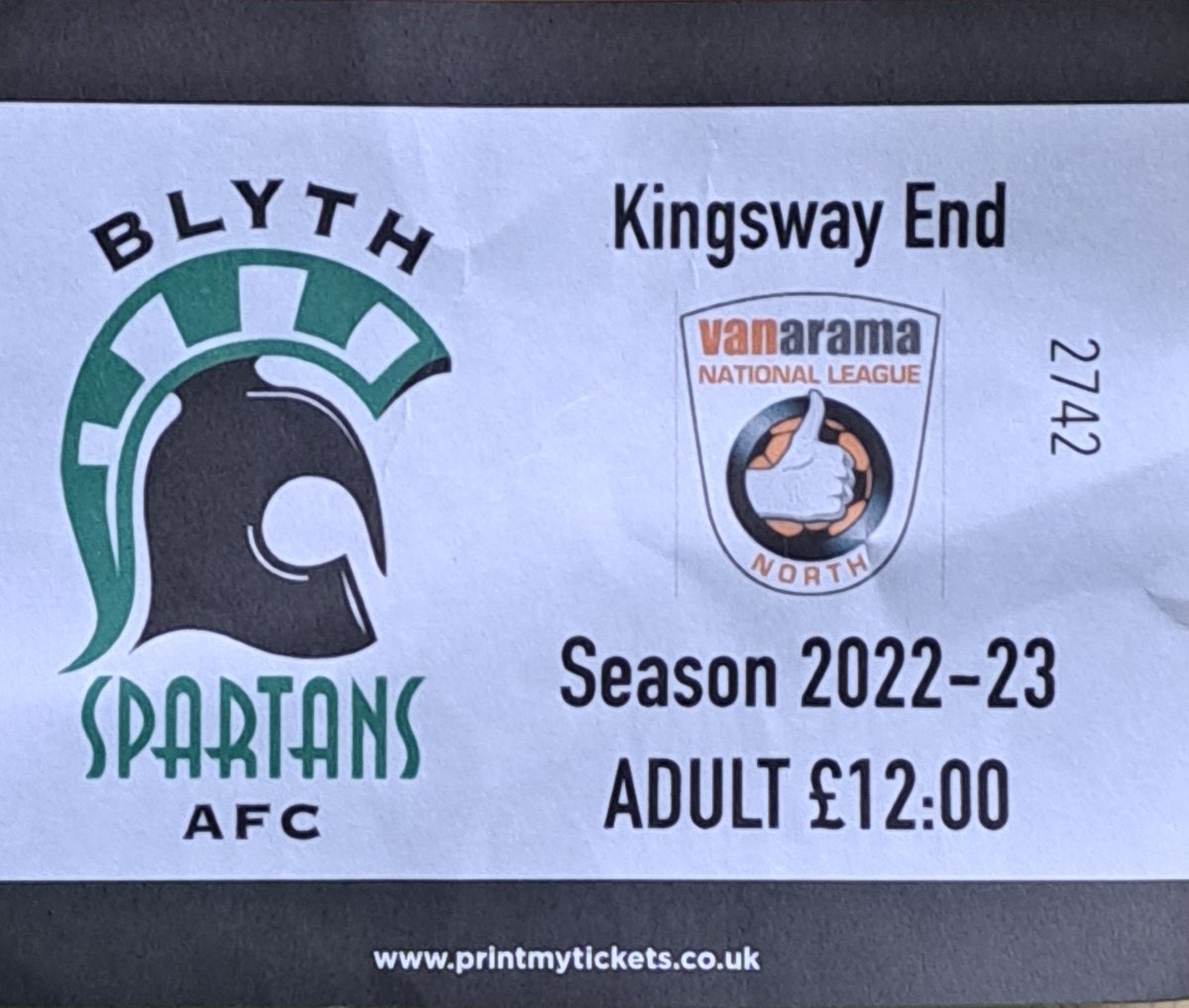 A trip to Croft Park today for <a href="/Blyth_Spartans/">Blyth Spartans</a> 0 v <a href="/Official_Darlo/">Darlington FC</a> 0 in the <a href="/TheVanaramaNL/">Rocco 🇲🇸</a> No a bad game for a 0 0. Blyth desperately in need of points to avoid the drop. An impressive <a href="/DaleMural/">Robbie Dale Mural Tribute</a> Spartans legend outside the ground. ⚽️