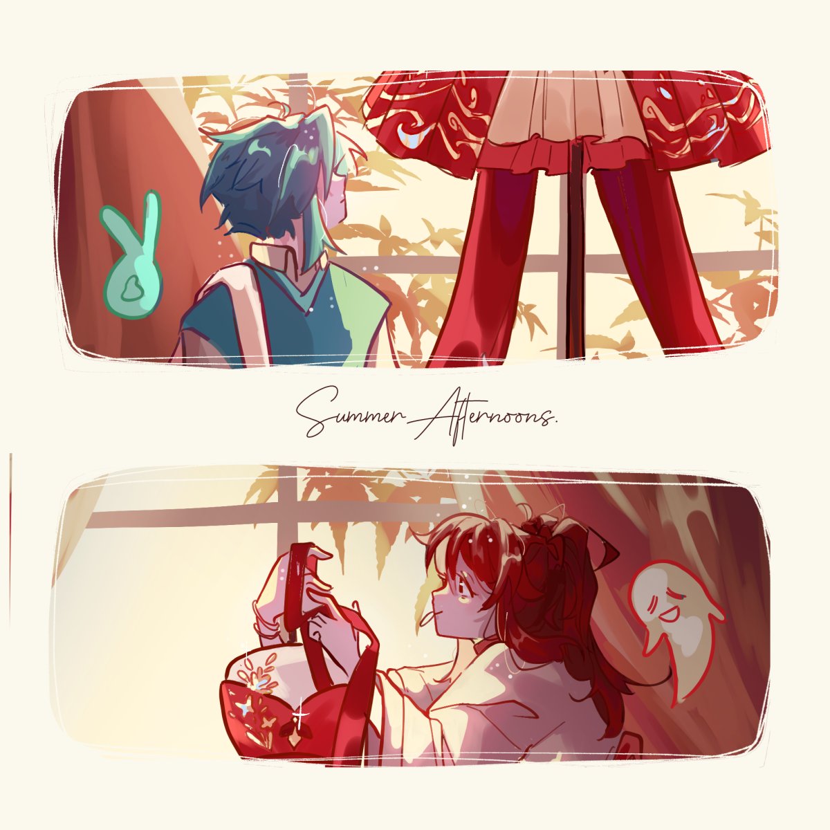 [Genshin Impact] Here's my preview for <a href="/mahougenshin/">Mahou Genshin ✨ COMPLETE</a> ! Today's their last day of orders, be sure to snag a copy!
#HuTao #xiao #GenshinImpact #huxiao