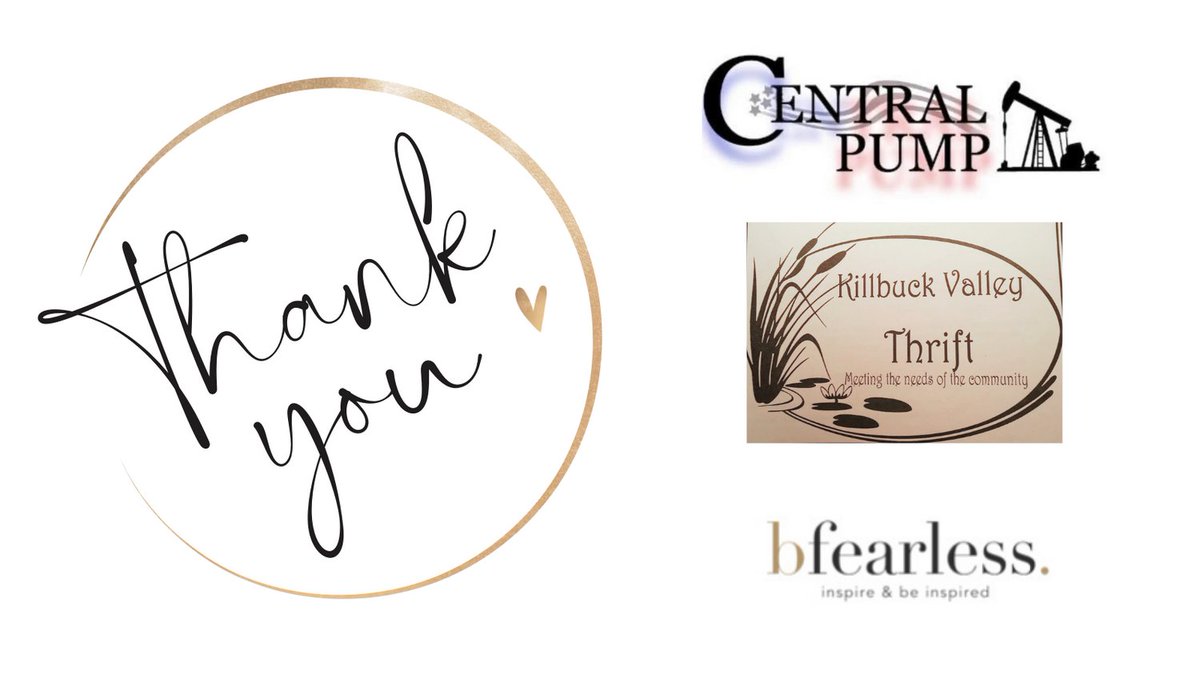 WHAfterProm's tweet photo. Thank you to:

~Central Pump
~Killbuck Valley Thrift
~bfearless.

We appreciate your support. https://t.co/iDwlIOsWSY