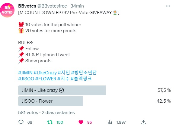 PJM1013_5813's tweet photo. @BBvotesfree Done for #Jimin3rdWin https://t.co/IQ1xf56I8e