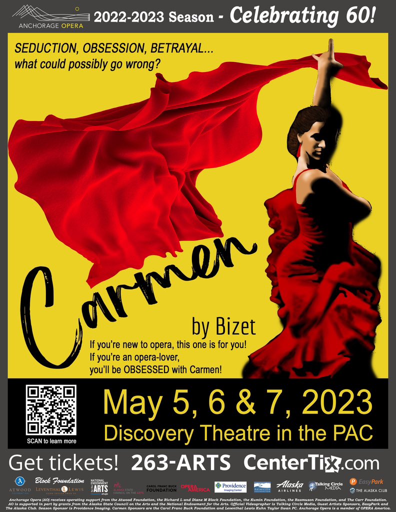 Anchorage Opera (@anchorageopera) on Twitter photo Drum roll please…& the winner of 2 free tickets to Carmen - May 5, 6 & 7 is <a href="/CornMuffinsMama/">Esther Dale</a>! Thank you, Esther & everyone who took the survey after attending “Missing”! We learned so much! Your feedback helps us shape future productions & projects to serve our community! 👏🙏🎶 Drum roll please…& the winner of 2 free tickets to Carmen - May 5, 6 & 7 is <a href="/CornMuffinsMama/">Esther Dale</a>! Thank you, Esther & everyone who took the survey after attending “Missing”! We learned so much! Your feedback helps us shape future productions & projects to serve our community! 👏🙏🎶