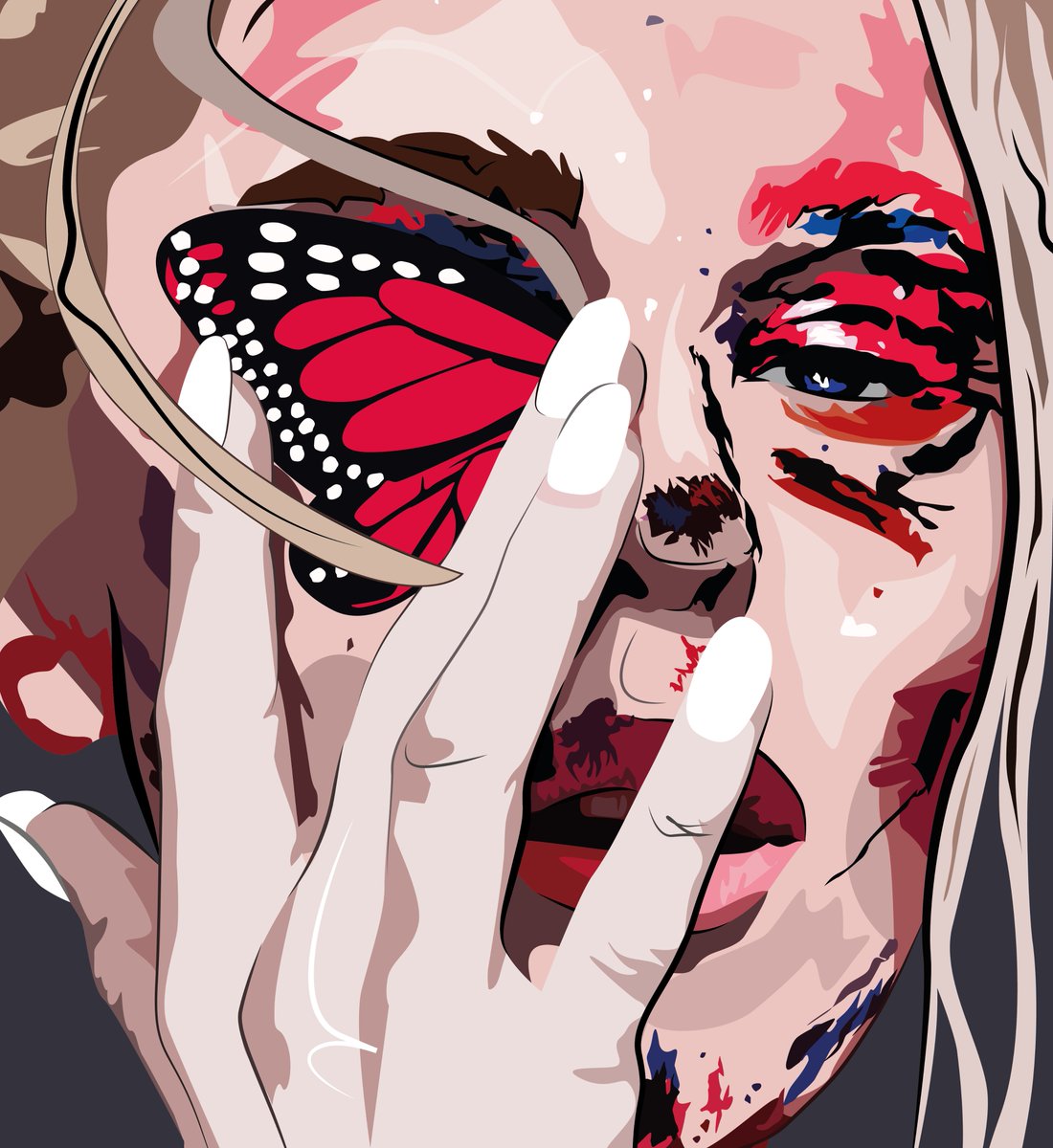 Katari0z's tweet photo. One of my #vector art, which I made a few years ago. I was drowing it veeeeery loooong https://t.co/Soa7S2IGeu