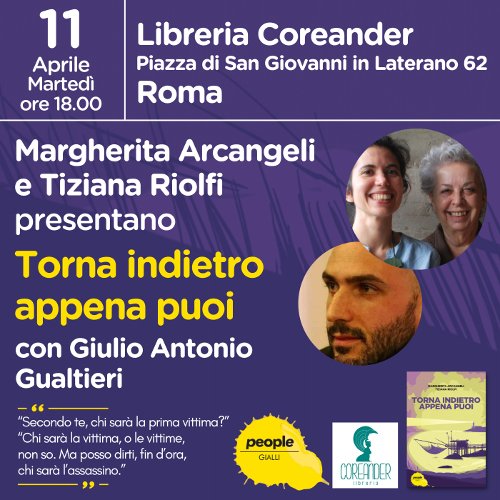 ArcangeliRiolfi's tweet image. Dopo Pasqua saremo a #Roma, alla @CoreanderLibri.
A condurre le indagini sul dossier #TornaIndietroAppenaPuoi, Giulio Antonio Gualtieri.

Poi sarebbe stata prevista #Vasto, ma purtroppo l'incontro è saltato.
Prima o poi contiamo di tornare sul luogo del mistero!